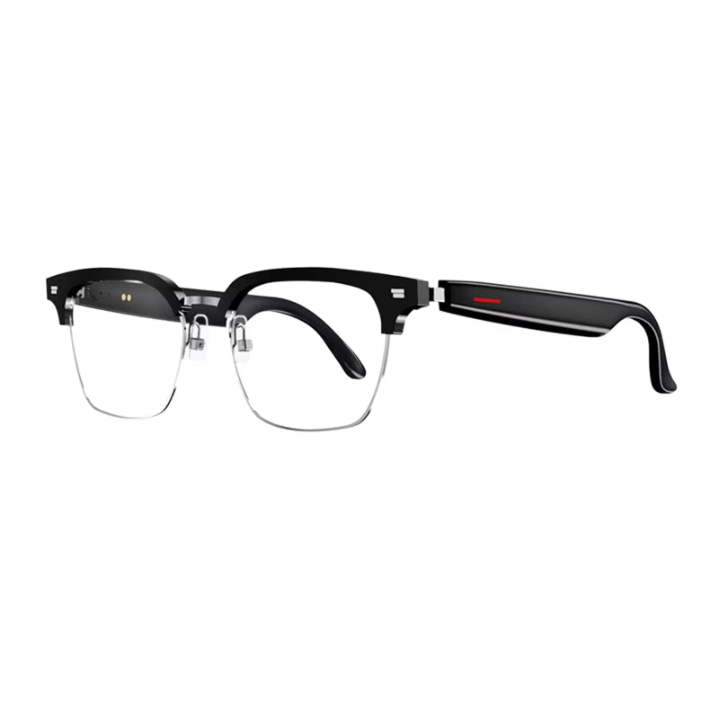 Bluetooth Smart Glasses with Automatic Adjustment and Wireless Headset, Anti-Blue Light Sunglasses for Men and Women, Waterproof Design