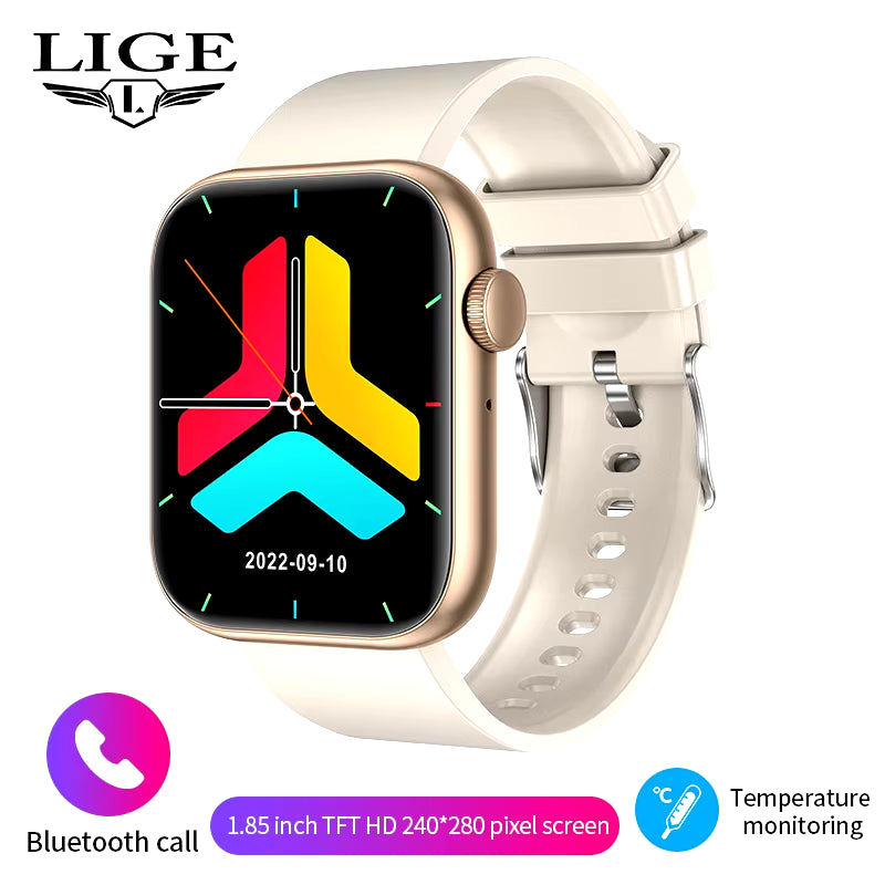 2025 Smartwatch with Wireless Charging, Bluetooth Calling, Fitness Tracking, and Customizable Watch Face for Men and Women