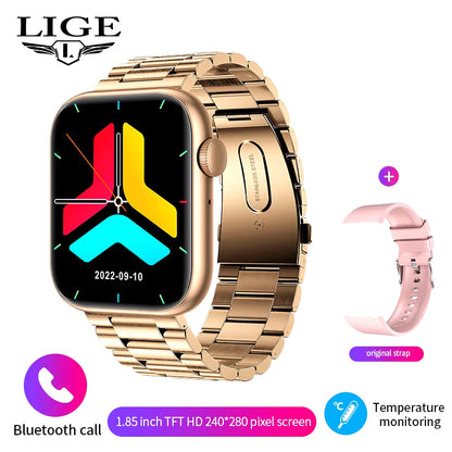 2025 Smartwatch with Wireless Charging, Bluetooth Calling, Fitness Tracking, and Customizable Watch Face for Men and Women