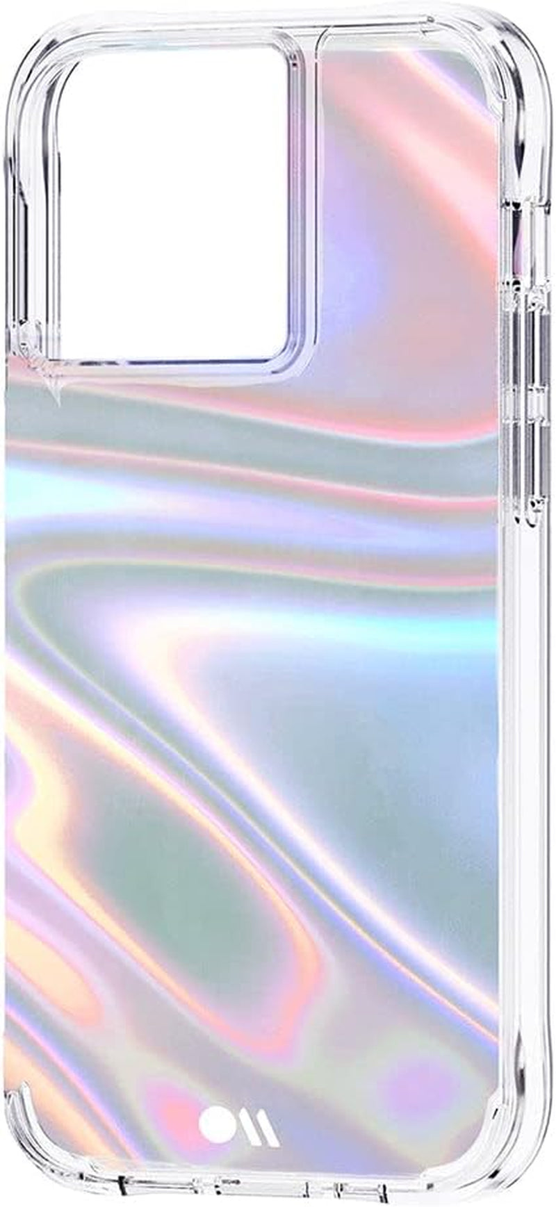 Iridescent Swirl Luxury iPhone 13 Pro Case - 10Ft Drop Protection, Wireless Charging Compatible, Anti-Scratch, Shock Absorbing, 6.1