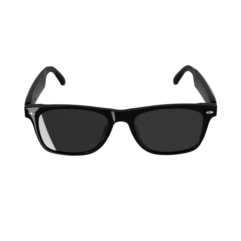 Bluetooth Smart Glasses with Automatic Adjustment and Wireless Headset, Anti-Blue Light Sunglasses for Men and Women, Waterproof Design